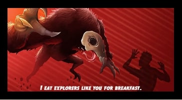 Demon eats character in Temple Run 2 game at Yoplay.io
