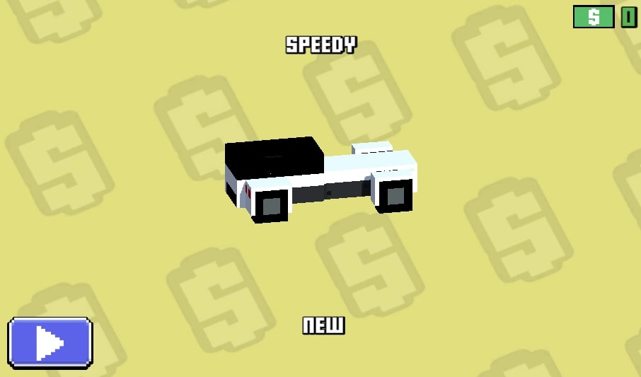 New car received when the player chooses to change the point for the car