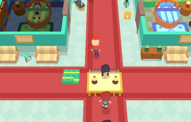 Players win cash to hire more staff in Perfect Hotel game at Yolay.io