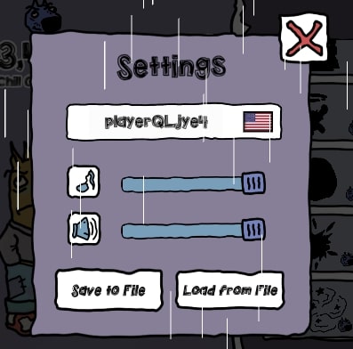Save and load file of The Unchill Guy Clicker game at Yoplay.io