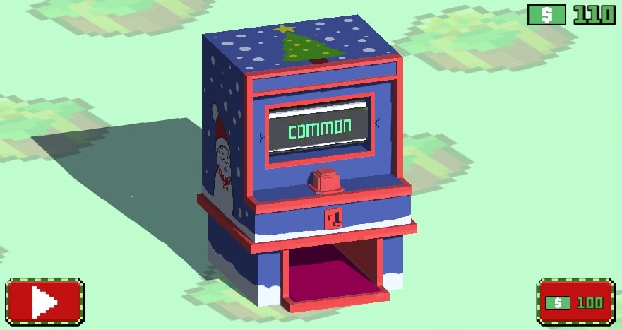 The gift in Escape road winter on yoplay.io