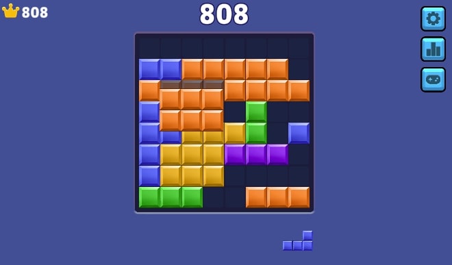 Try to score 2 or 3 points at the same time, this will help you set a record early in the Bricky Blast game at Yoplay.io