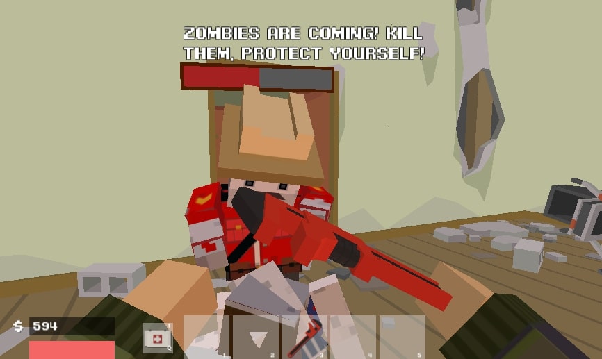 You are fighting with Zombies to survive in Zombie Strike game at Yoplay.io